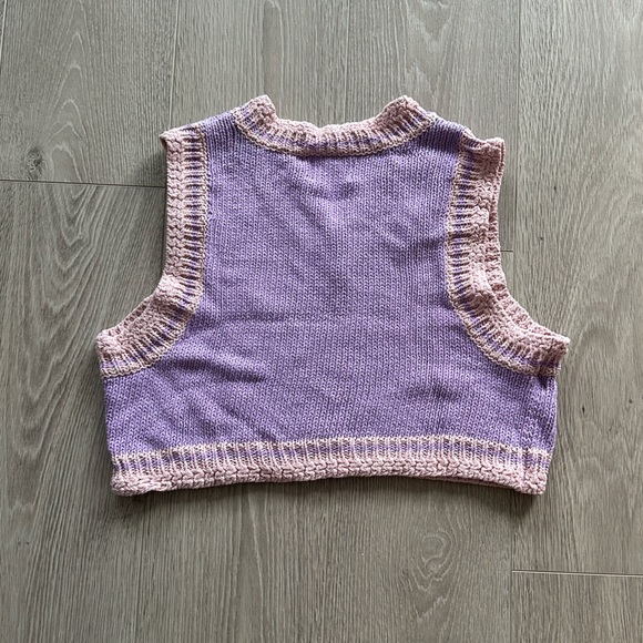 PIECES sweater vest - Picture 2 of 3